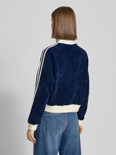 adidas Originals Sweatjack met opstaande kraag en labelstitching Donkerblauw - 5