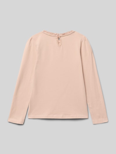 Blue Seven Regular Fit Longsleeve mit Logo-Print Rosa 3