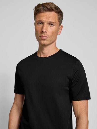 HUGO Regular Fit T-Shirt aus reiner Baumwolle Modell 'DIMERSTEE' Black 3