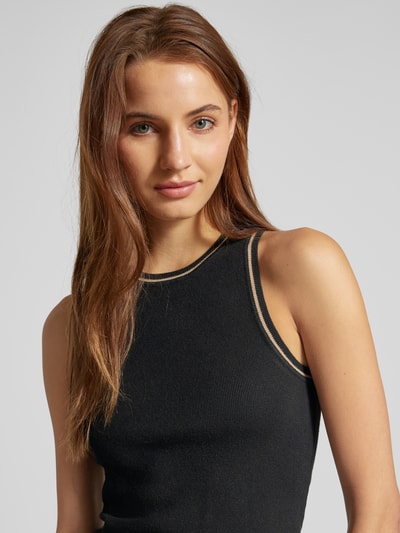 Mango Tanktop mit Rundhalsausschnitt Mittelbraun 3