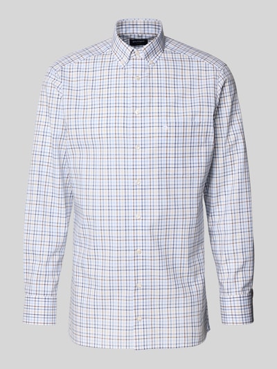 OLYMP Modern Fit Business-Hemd mit Knopfleiste Mittelbraun 2