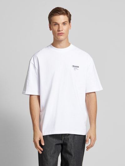 Pegador Oversized T-Shirt mit Logo-Print Weiss 4