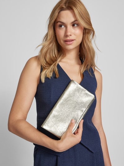 Abro Clutch mit Innenfach Metallic Beige 1