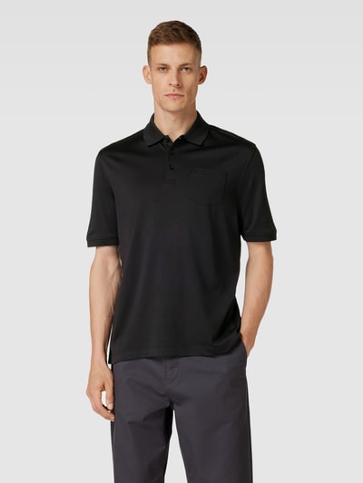 bugatti Poloshirt mit Polokragen Black 4