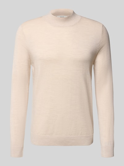 SELECTED HOMME Regular Fit Strickpullover aus reiner Merinowolle Modell 'TRAY' Offwhite 2