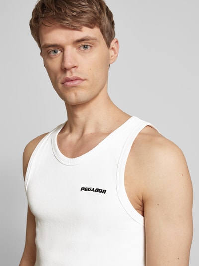 Pegador Tanktop mit Label-Stitching Offwhite 3