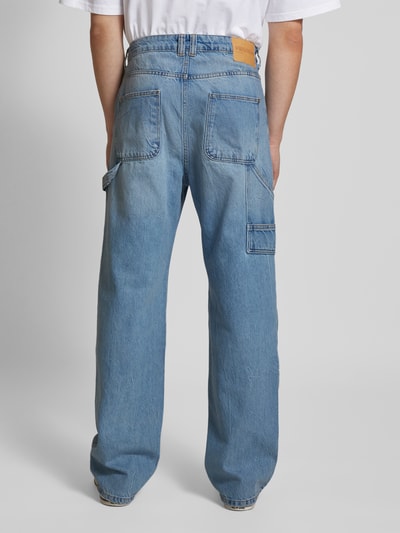 REVIEW Baggy Fit Jeans mit Hammerschlaufe Blau 5