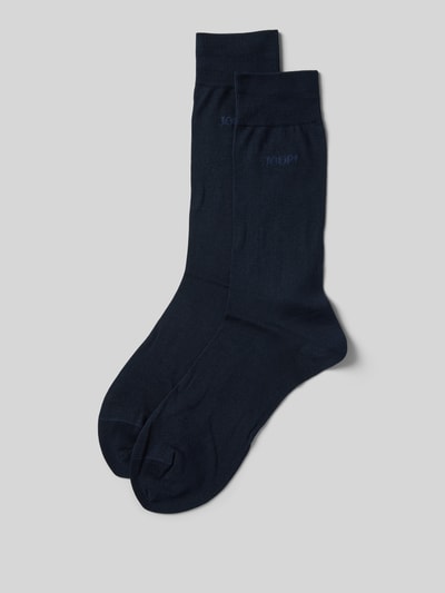 JOOP! Collection Socken mit Logo-Detail Modell 'PREMIUM ESSENTIAL' Dunkelblau 1