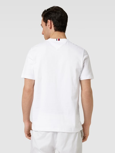 Tommy Hilfiger T-Shirt mit Label-Print Weiss 5