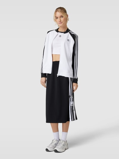 adidas Originals Bluza rozpinana z raglanowymi rękawami Biały 1