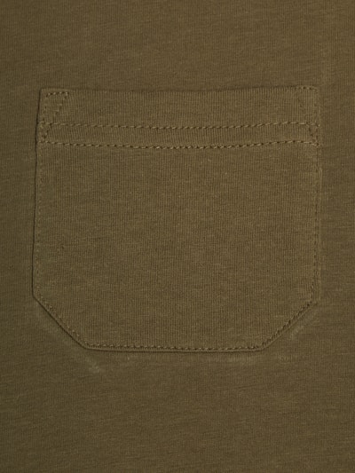 MoonWorks Herren T-Shirt 'Bayrischer Grantler' - Witziges Oktoberfest Shirt Mit Brusttasche