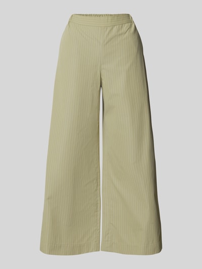 MM Wide Leg Hose mit elastischem Bund Modell 'ARLEY' Khaki 2