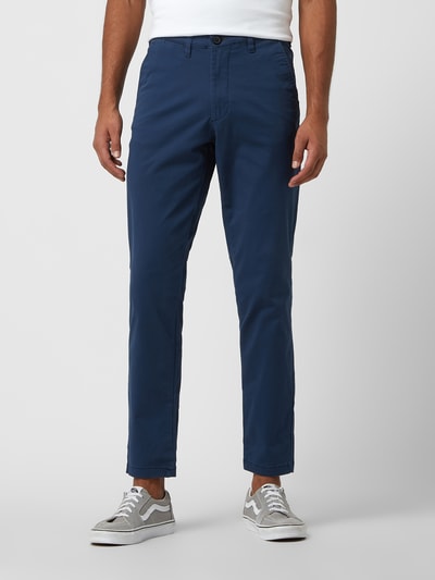 Selected Homme Slim Fit Chino in unifarbenem Design Modell 'MILES' Blau 4