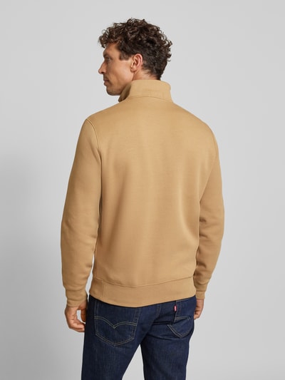 Polo Ralph Lauren Sweatshirt mit Stehkragen Camel 5