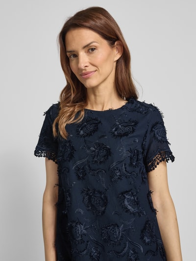 ZABAIONE Mini-jurk met gehaakt kant Marineblauw - 3