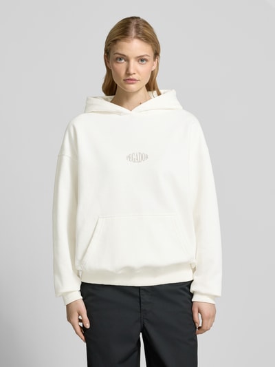 Pegador Oversized Hoodie mit Label-Print Modell 'KIMI' Ecru 4