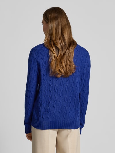 Polo Ralph Lauren Wolen pullover van een mix van lanawol en kasjmier Marineblauw - 5