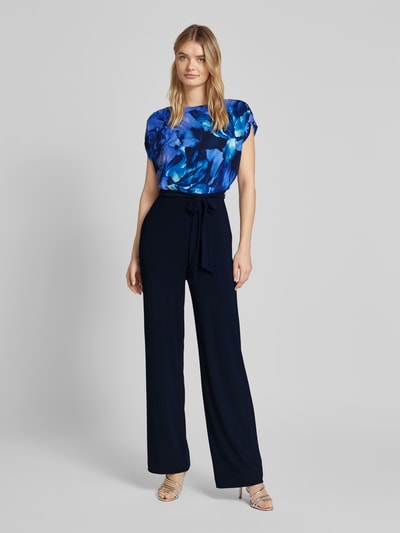 Swing Jumpsuit mit Rundhalsausschnitt Marine 4