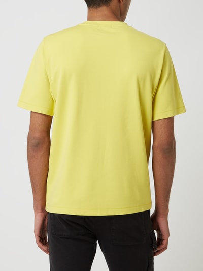 THEORY T-shirt met stretch, model 'Ryder'  Geel - 5