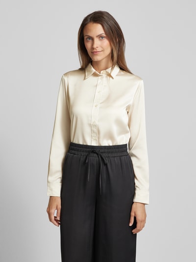 Lauren Ralph Lauren Blouse in effen design Offwhite - 4