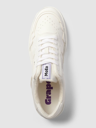 MoEa Sneaker in unifarbenem Design Modell 'GEN 1 GRAPES' Weiss 5