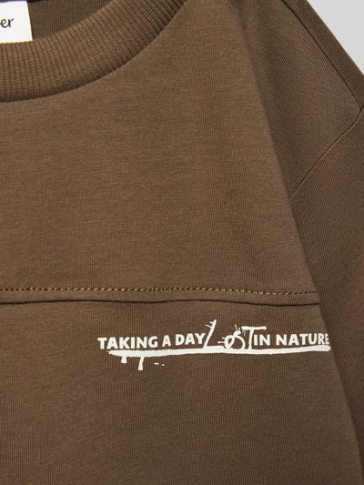 s.Oliver RED LABEL Regular fit shirt met lange mouwen van puur katoen Middenbruin - 2