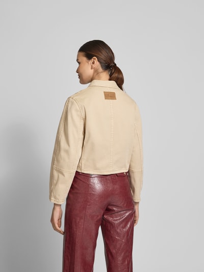 BAUM & PFERDGARTEN Cropped Jacke mit Reverskragen Sand 5