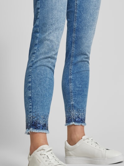 Angels Slim Fit Jeans mit verkürztem Schnitt Modell 'ORNELLA' Hellblau 3