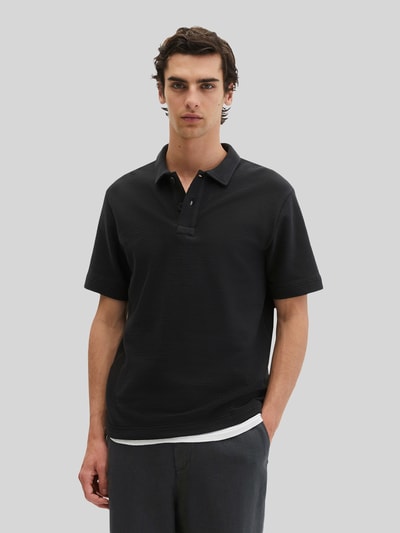 Marc O'Polo Regular Fit Poloshirt aus Baumwoll-Mix Black 4