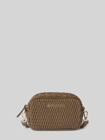 VALENTINO BAGS Crossbody Bag mit Label-Applikation Taupe 1