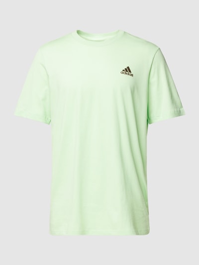 ADIDAS SPORTSWEAR T-Shirt mit Label-Stitching Hellgruen 2