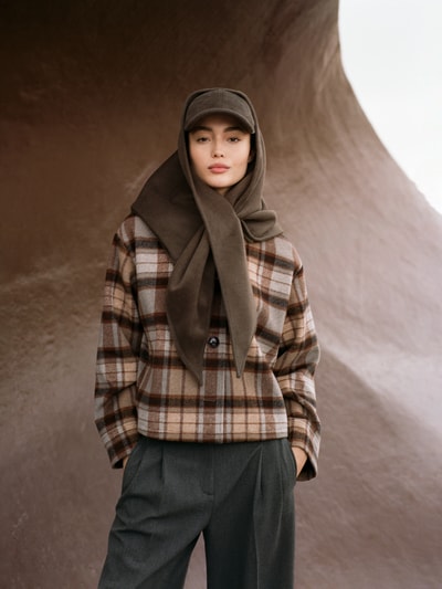 Jake*s Collection Kurtka z wykładanym kołnierzem i listwą guzikową Piaskowy 6