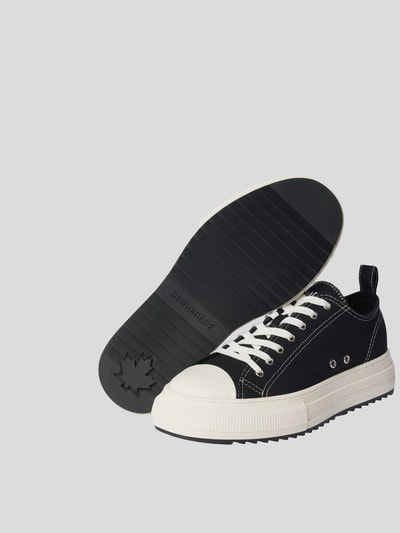 Dsquared2 Plateau-Sneaker mit Label-Details Black 4