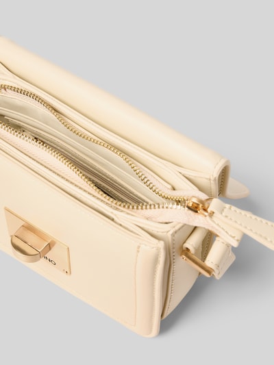 VALENTINO BAGS Torba na ramię z imitacji skóry model ‘FLOREN’ Écru 4