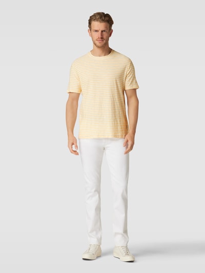 Marc O'Polo T-Shirt mit Rundhalsausschnitt Offwhite 1