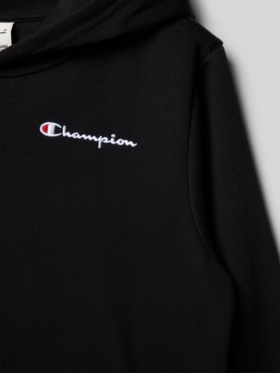 Black champion hoodie cheap online