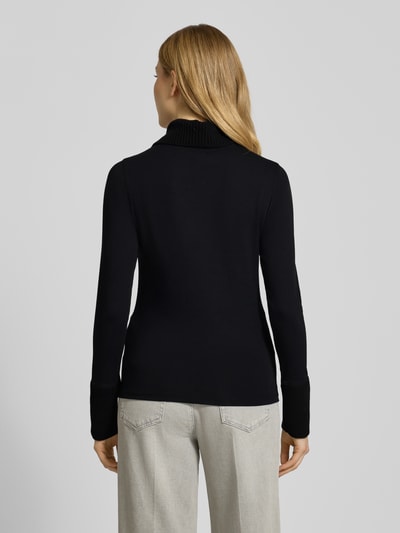 Marc Cain Shirt met lange mouwen en col Zwart - 5