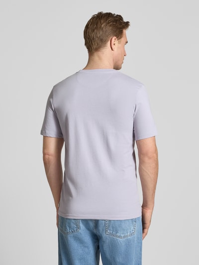 Scotch & Soda T-Shirt mit Logo-Stitching Lavender 5