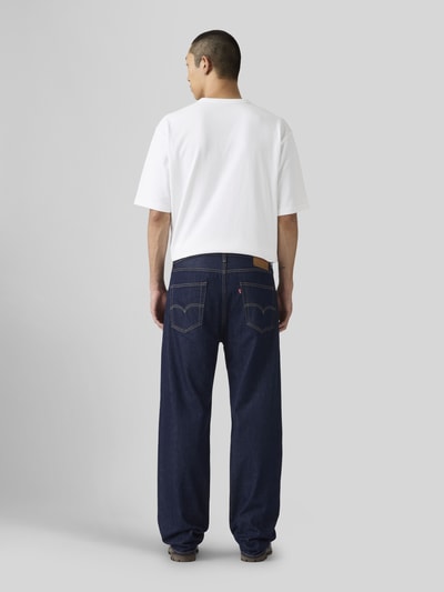 Levi's® Jeans o kroju loose fit z czystej bawełny model '501® LOOSE' Ciemnoniebieski 4