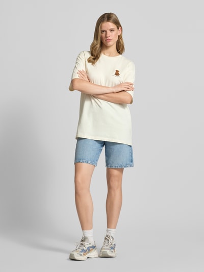 REVIEW T-Shirt mit 1/2-Arm Offwhite 1