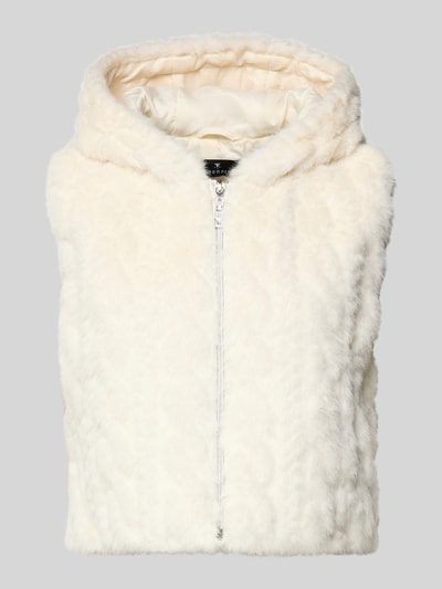 monari Gilet met capuchon Offwhite - 2
