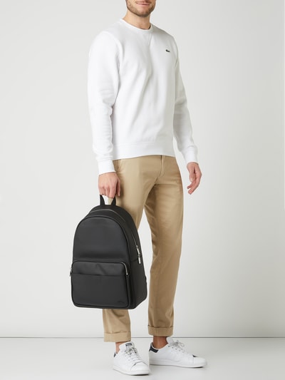 Lacoste Gebreid jack met fijn breipatroon Wit - 1