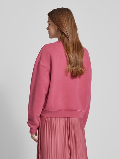 Samsøe & Samsøe Oversized Sweatshirt mit gerippten Abschlüssen Modell 'SAVA' Rose 5