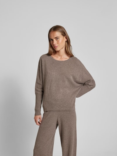 Juvia Pullover in Strick-Optik Taupe 4