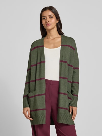 Christian Berg Woman Kurtka z dzianiny z mieszanki wiskozy Oliwkowy melanż 4