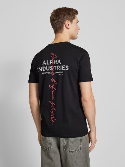 Alpha Industries T-shirt met logoprint  - 5