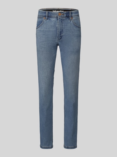 Wrangler Straight Fit Jeans aus Baumwoll-Mix Modell 'Greensboro' Jeansblau 2
