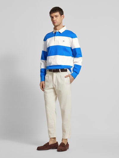 Gant Sweatshirt mit Polokragen Modell 'RUGGER' Royal 1