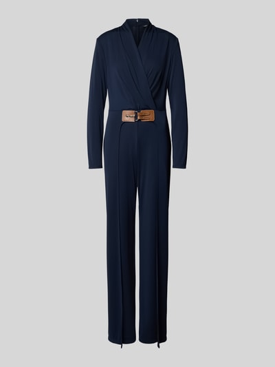 Lauren Ralph Lauren Jumpsuit mit V-Ausschnitt Modell 'FILRAY' Marine 2