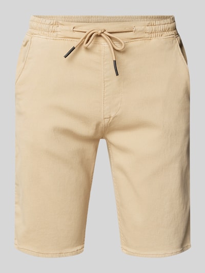 Blend Korte slim fit broek met tunnelkoord, model 'BLIZZARD' Beige - 2